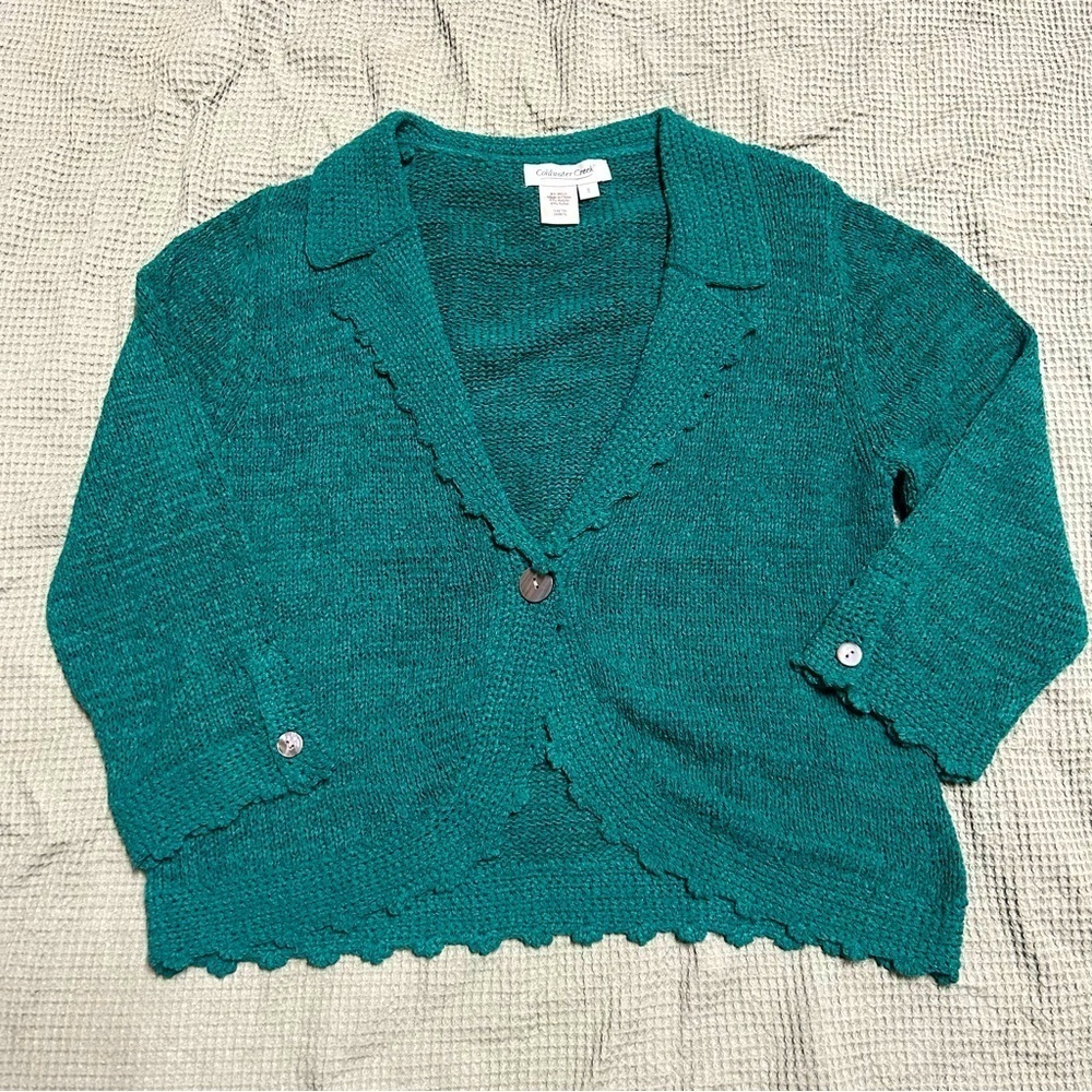Goldwater Creek Knitted Cardigan Sweater | size S